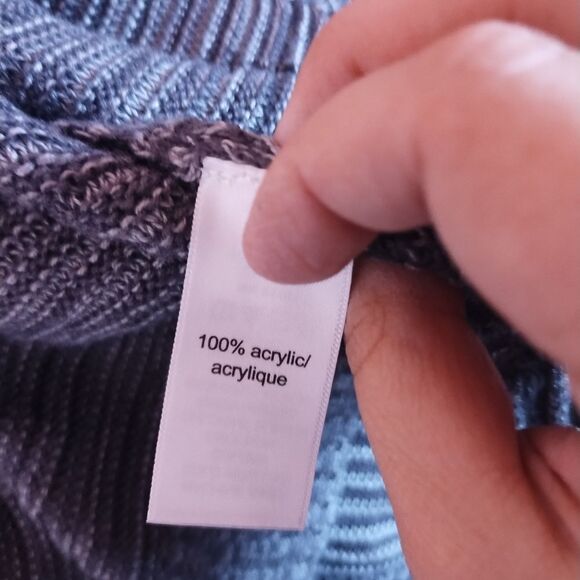 Maurices | Gray Striped Open Front Cardigan Sweater Large - Picture 6 of 7